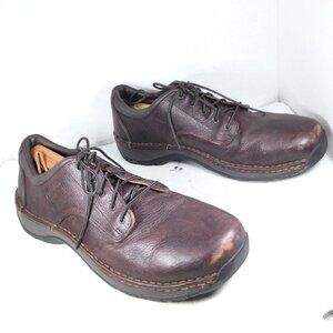 Red Wing Men Steel Toe Shoes Leather Lace-up Brown Size 13 D